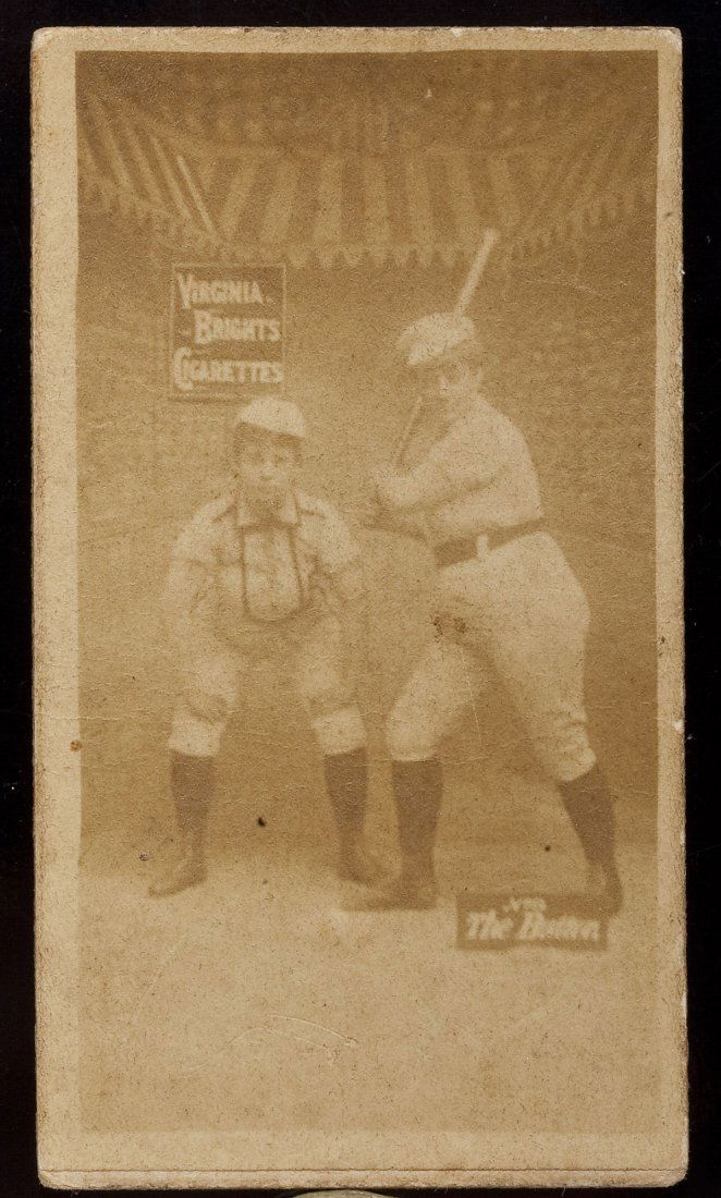 1886 Allen & Ginter "The Batter" Tobacco Card (1 of 2)