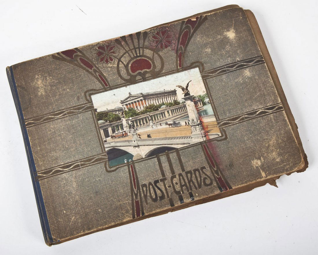 C. 1908 Post & Greeting Card Album 204 Cards (1 of 10)