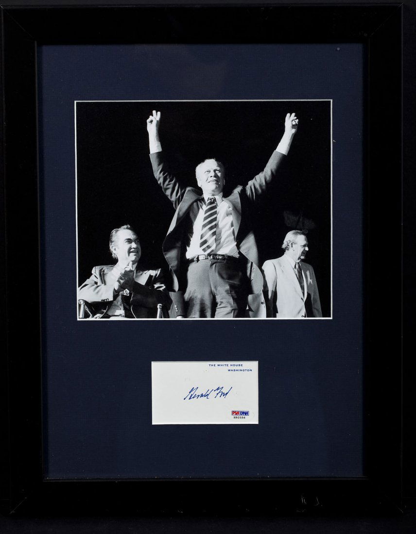 President Gerald Ford Signed Card (1 of 2)
