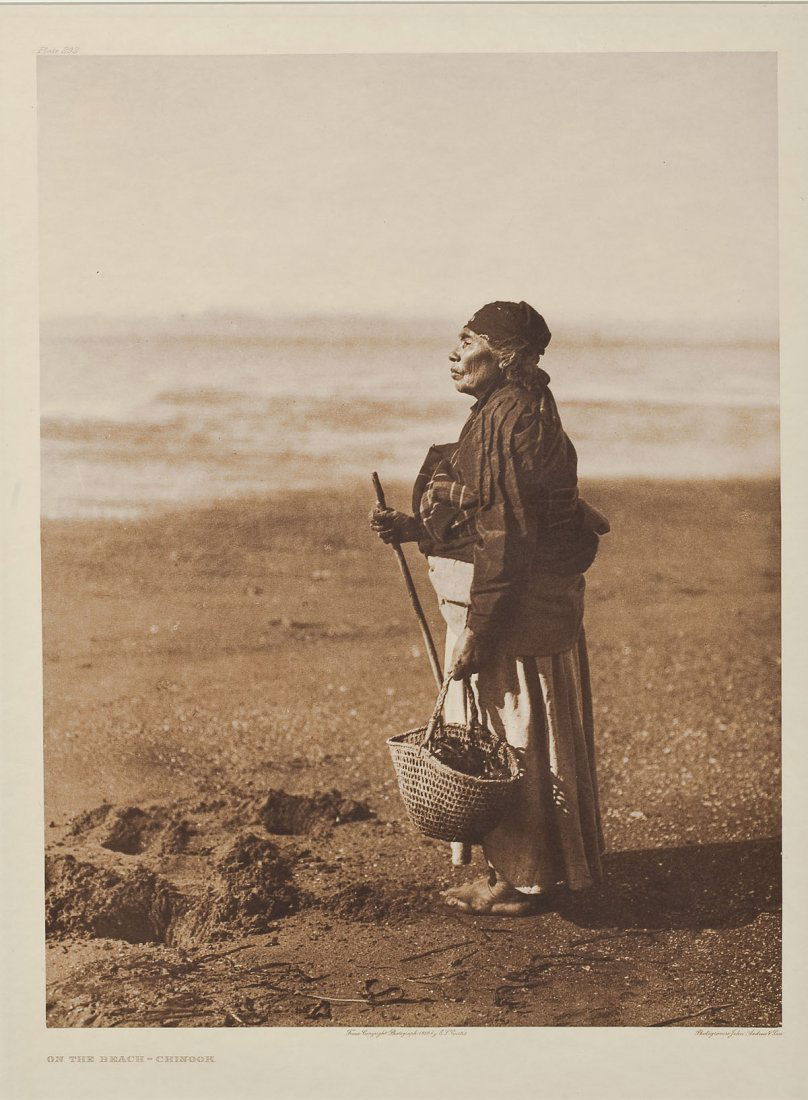 Edward Curtis Photogravure On the Beach - Chinook (1 of 5)