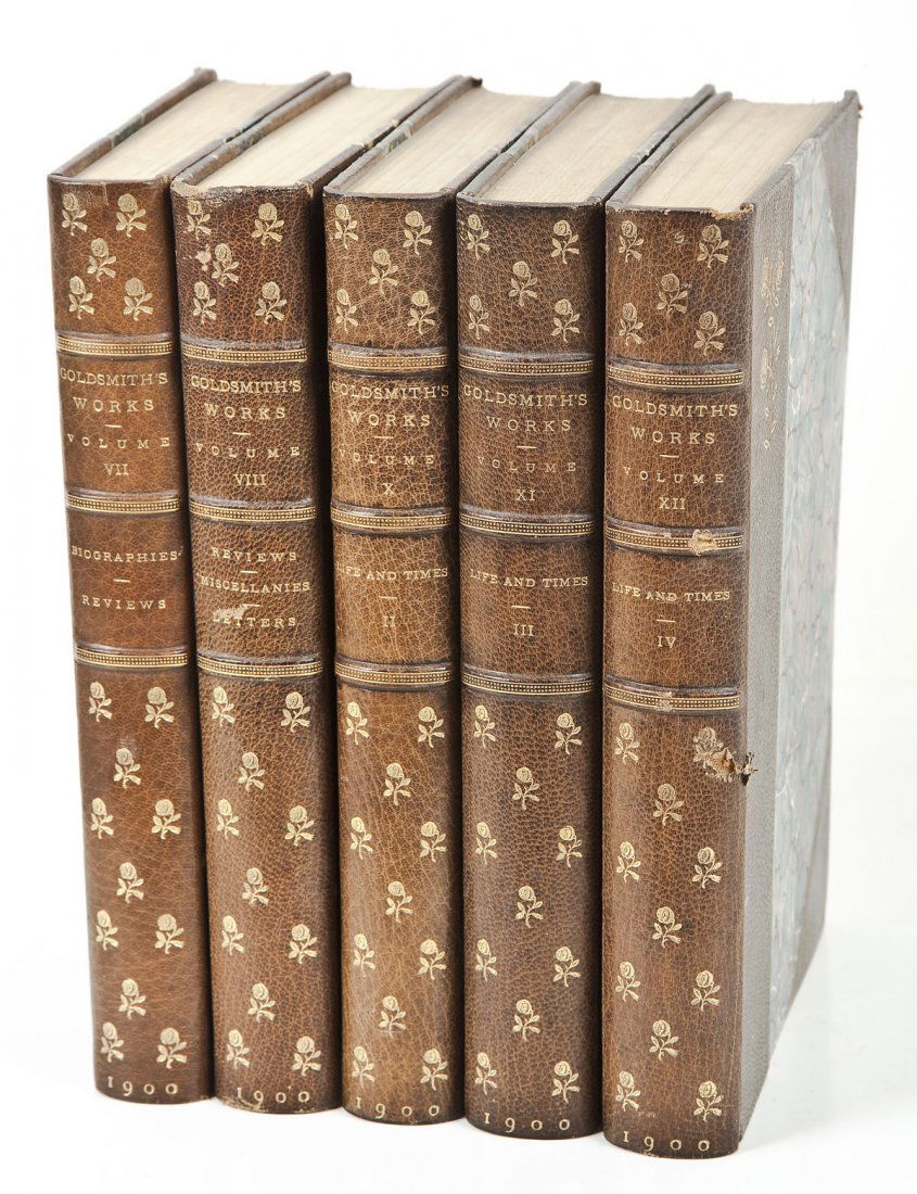 1900 5 Vol Goldsmith's Works Wakefield Ltd Edition (1 of 4)