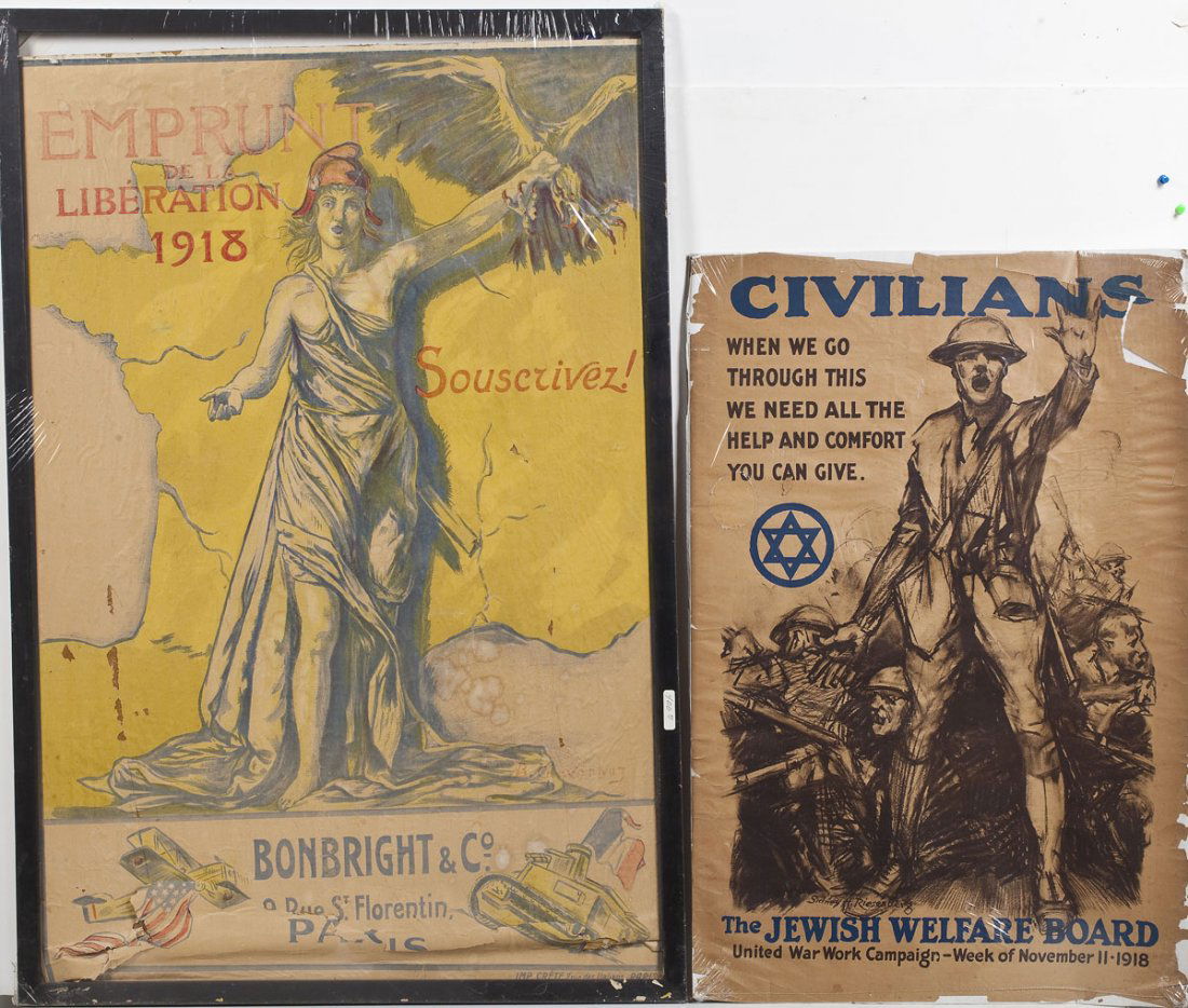 2 Original WWI Posters incl Riesenberg (1 of 8)