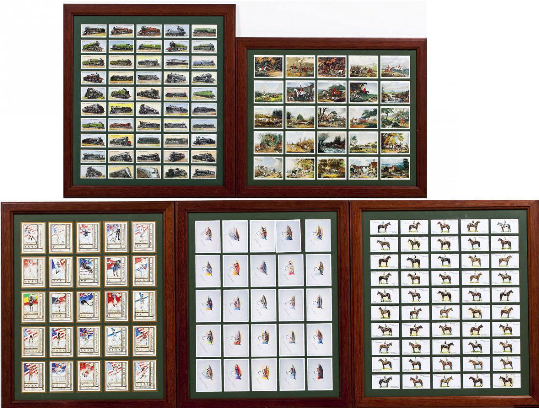 5 Framed Reproductions of Cigarette Cards (1 of 10)