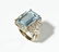 14K Aquamarine & Diamond Ring