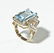 14K Aquamarine & Diamond Ring - 2