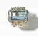 14K Aquamarine & Diamond Ring - 3