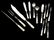 14 Pcs Mother of Pearl Handled Flatware