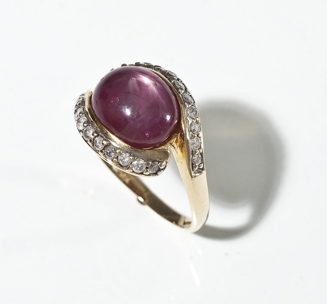 14K Pink Tourmaline & Diamond Ring (1 of 4)
