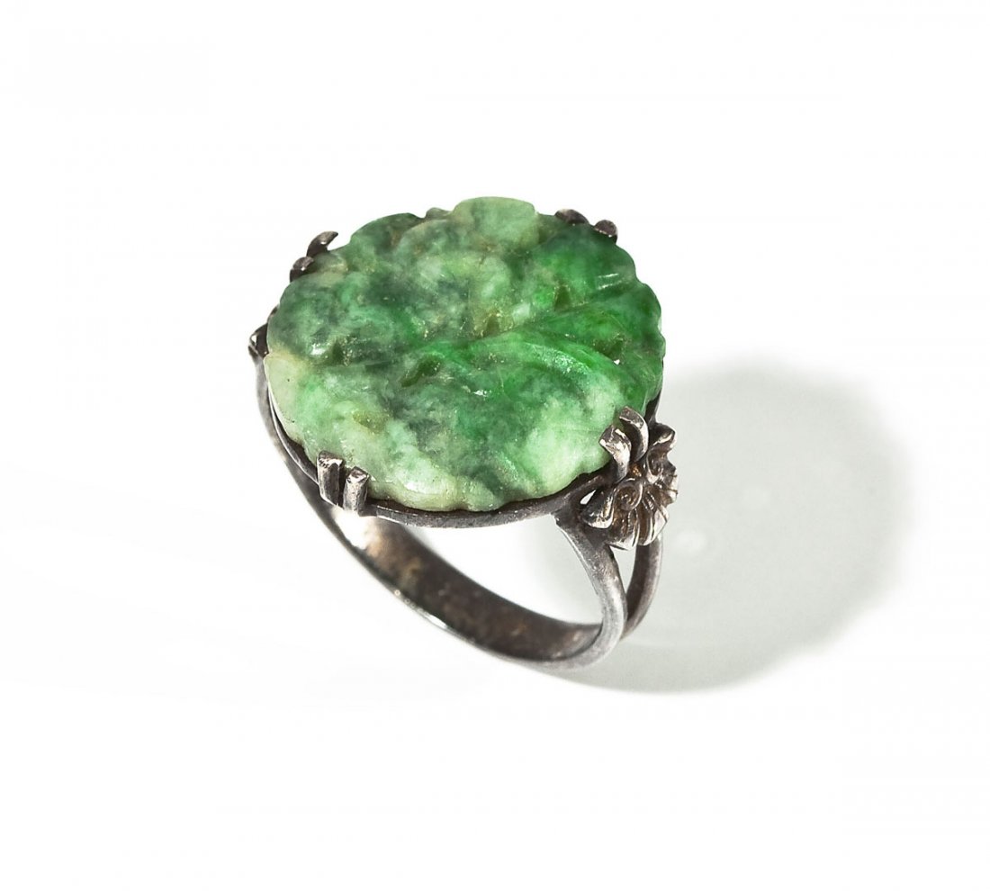 Carved Jade Ring (1 of 2)