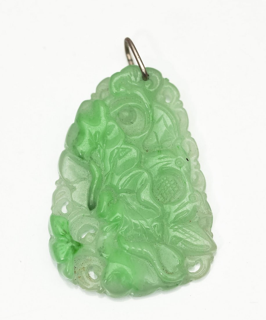 Carved Jadeite Pendant (1 of 2)