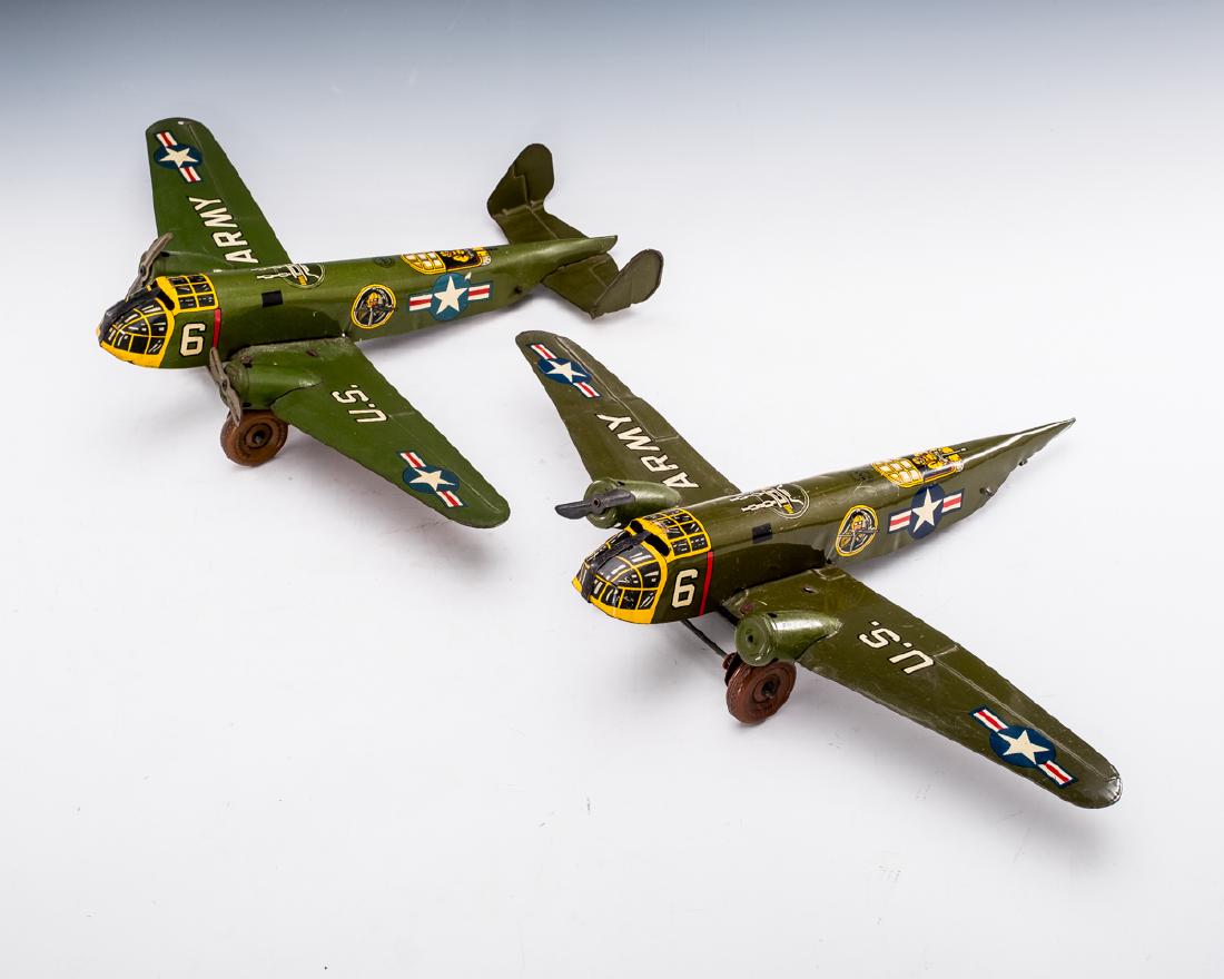 2 1930s Marx Army Bomber Airplanes (1 of 1)
