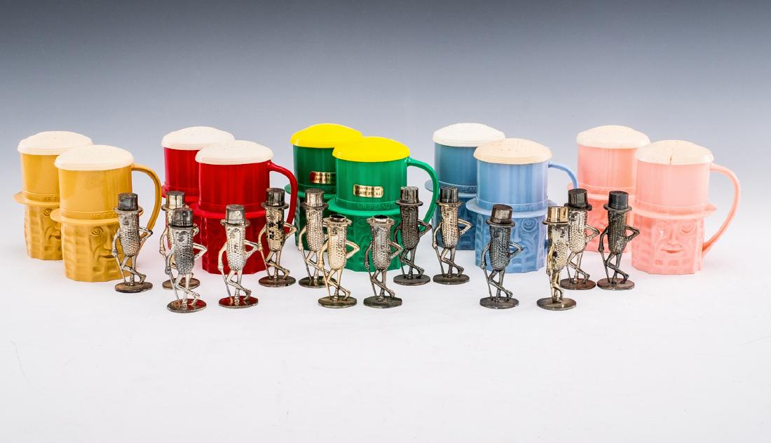 12 Sets Mr. Peanut Salt & Pepper Shakers (1 of 1)