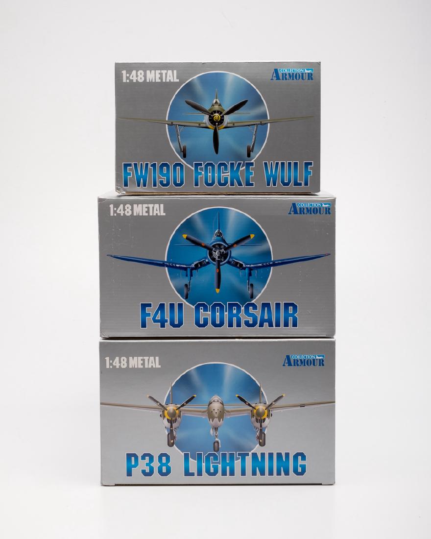 3 Franklin Mint Armour Model Planes in OBs (1 of 2)