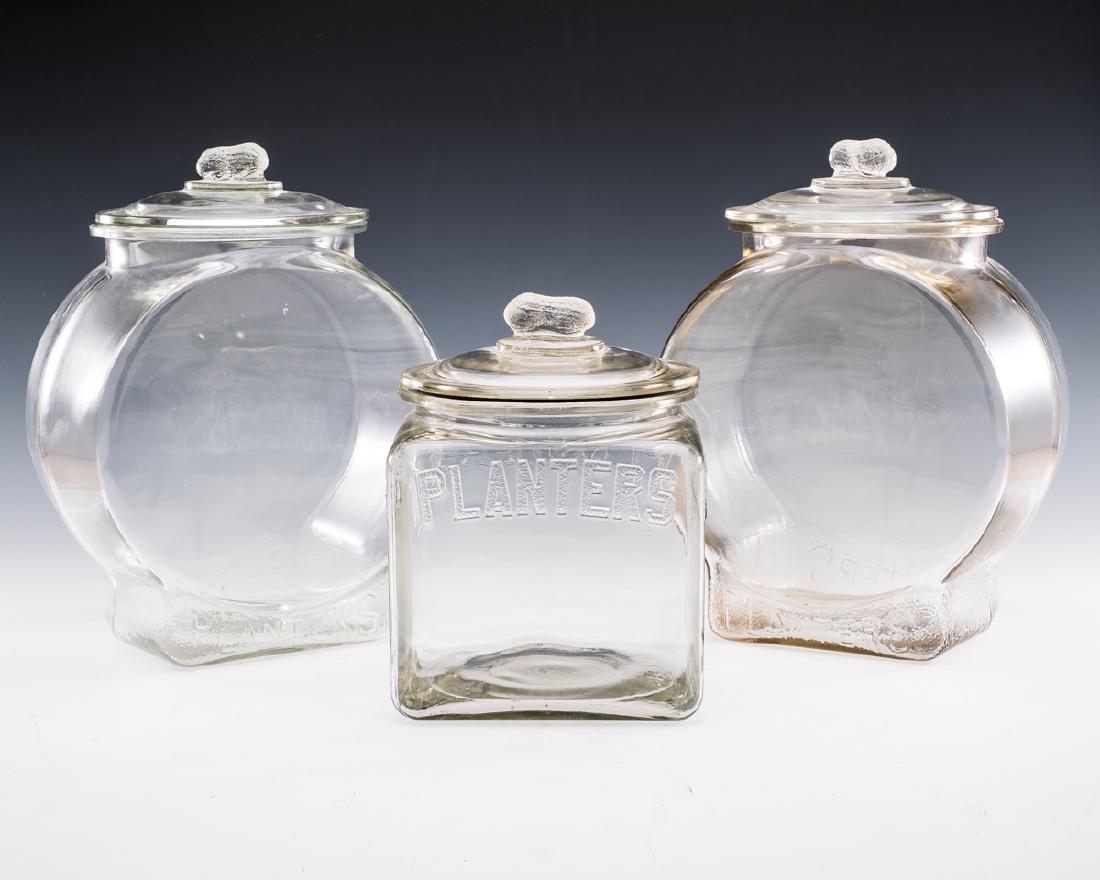3 Planters Lidded Countertop Peanut Jars (1 of 6)