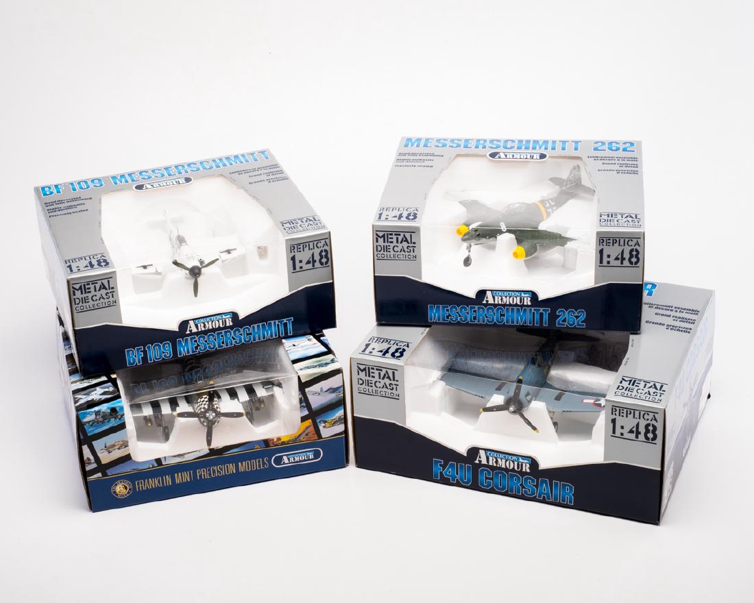 4 Franklin Mint Armour Model Planes in OBs (1 of 3)
