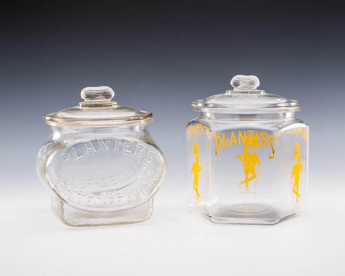 2 Planters Mr. Peanut Countertop Peanut Jars (1 of 3)
