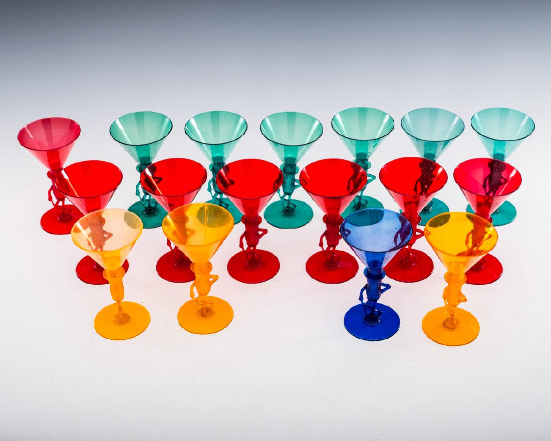 17 Mr. Peanut Cocktail Glasses (1 of 1)