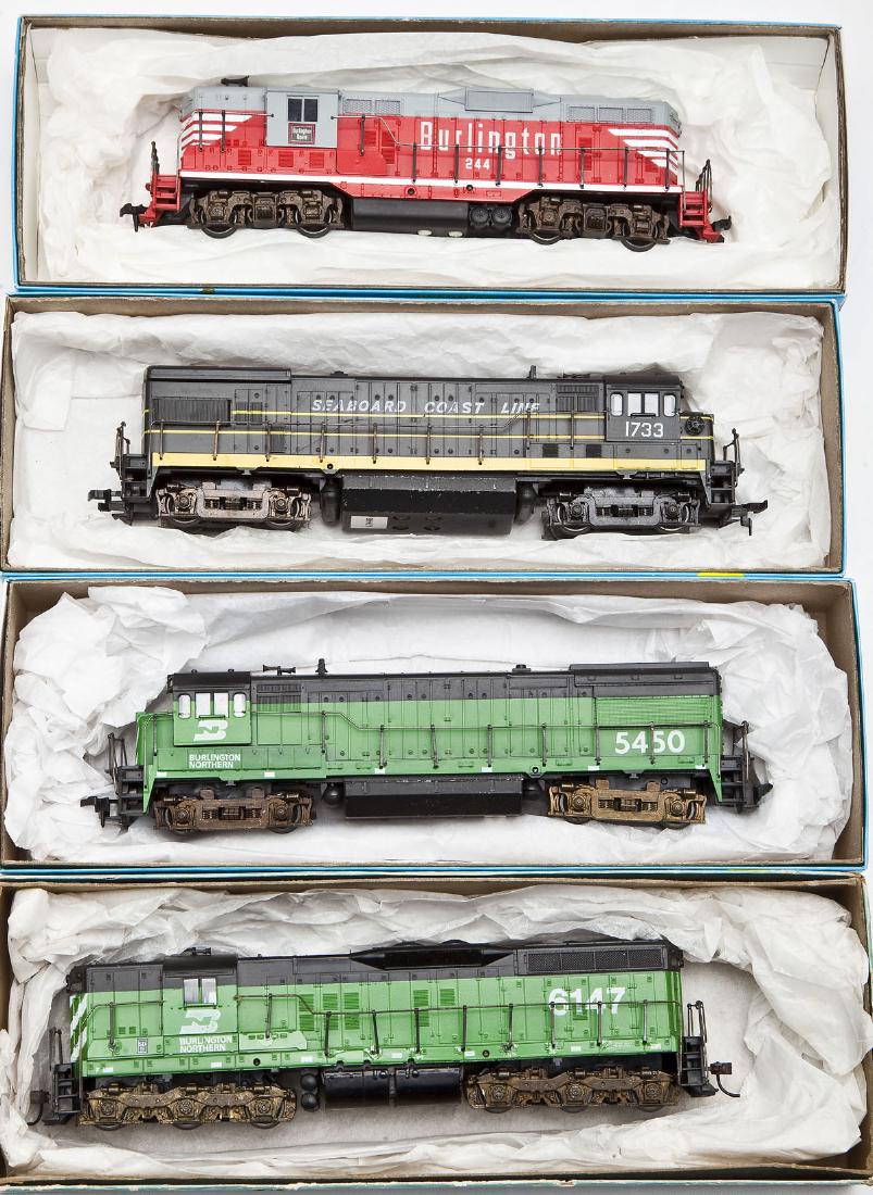 4 Athearn HO Diesel Locomotives in OBs (1 of 2)