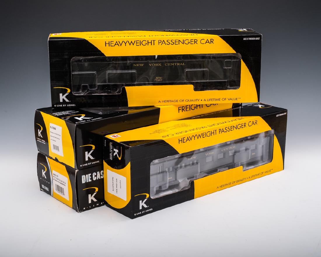 4 K-Line Rolling Stock Cars incl Die Cast in OBs (1 of 2)