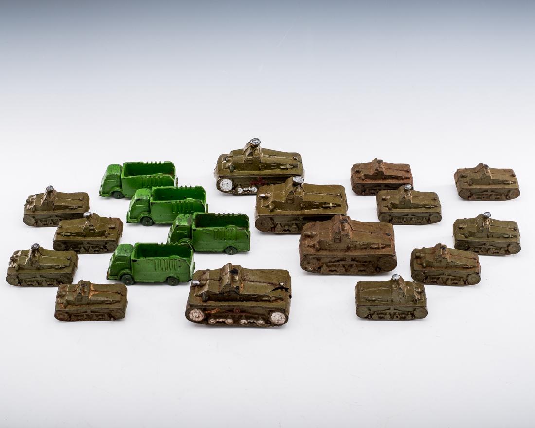 18 Auburn Rubber Vehicles incl. Tanks & Trucks (1 of 1)