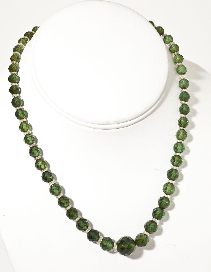 Faceted Tourmaline Bead Necklace (1 of 3)