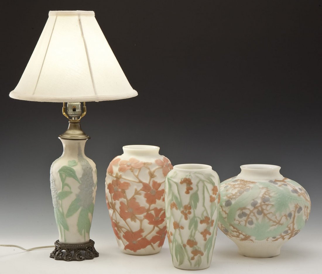 4 Phoenix Consolidated Glass Vases (1 of 4)
