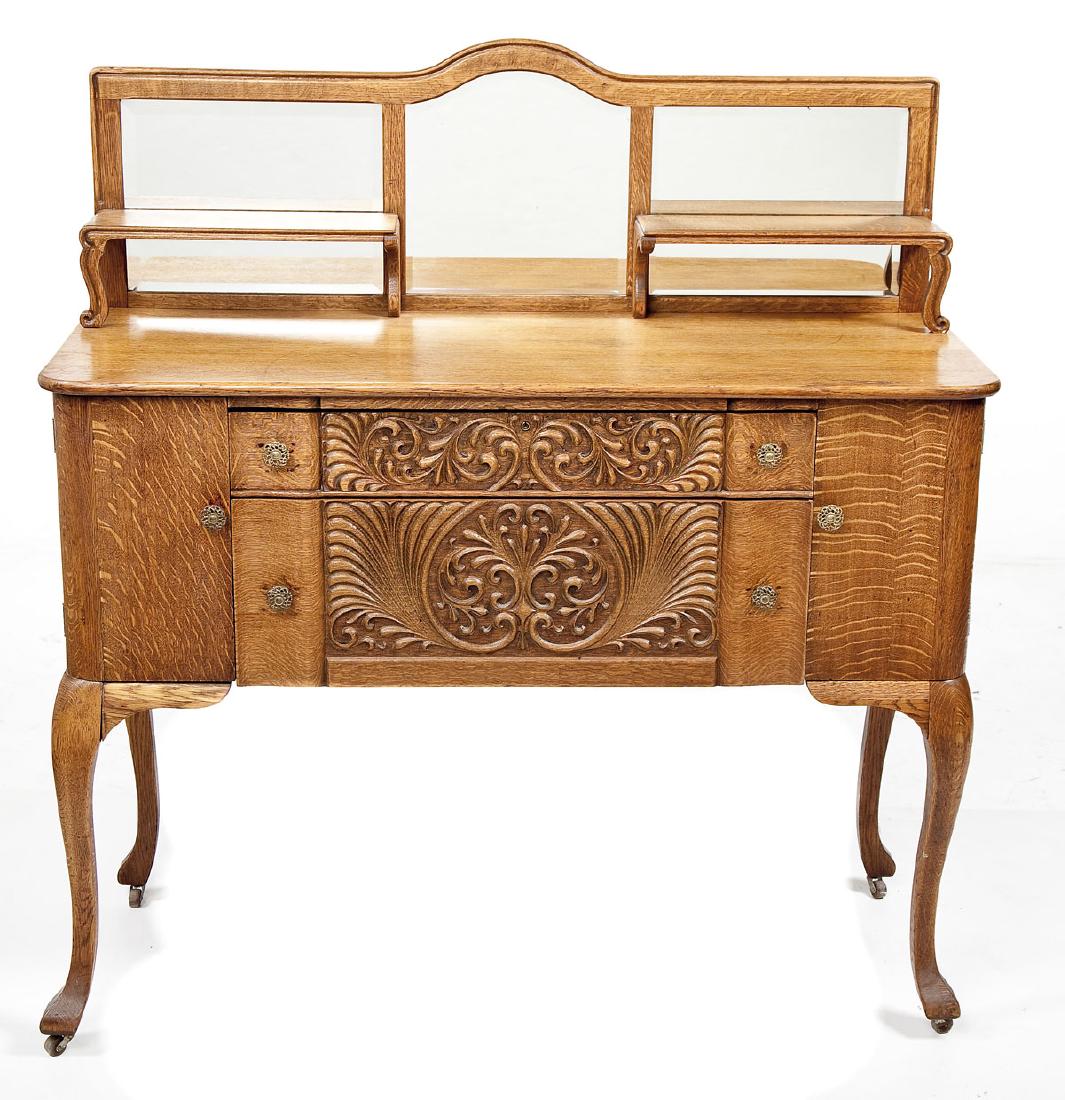 Small Oak Sideboard (1 of 10)