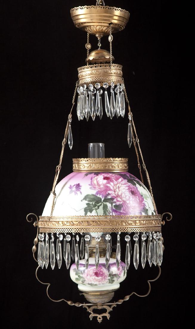 Victorian Hanging Library Lamp (1 of 6)