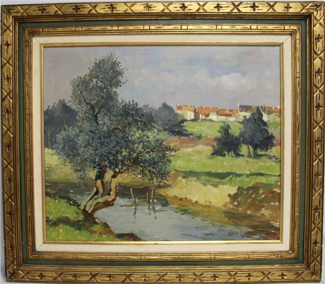 Maurice Lemaitre, Oil Painting on Canvas (1 of 6)