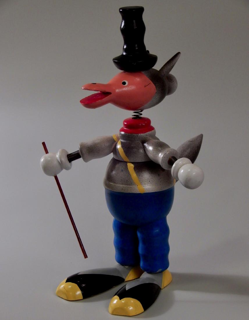 Cartoon Character Nodder Bobble Head Wolf Painted (1 of 5)