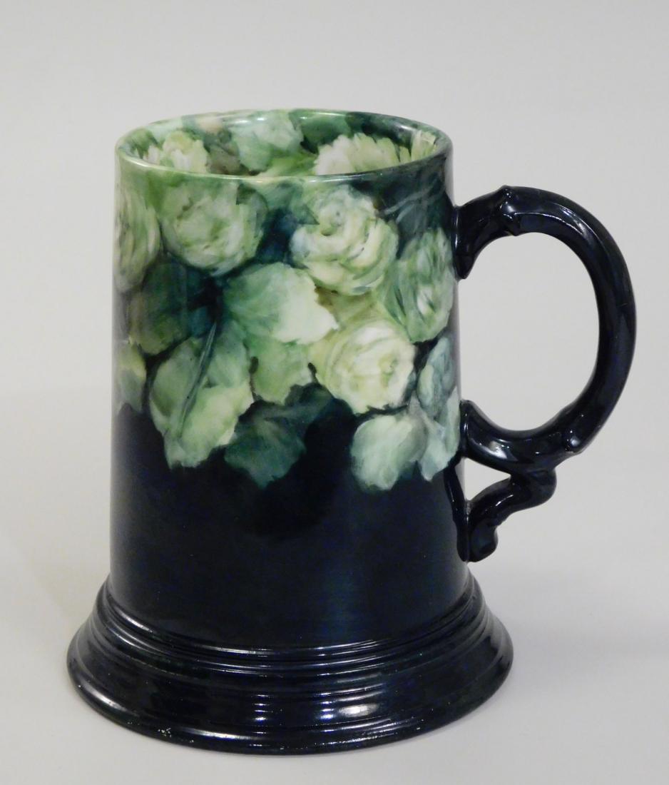 Pouyat JP Limoges French Porcelain Blank Beer Mug Green (1 of 6)