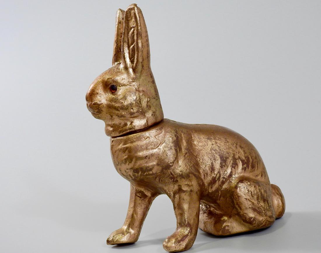 Antique Dresden German Glass Eyes Easter Bunny Candy (1 of 5)
