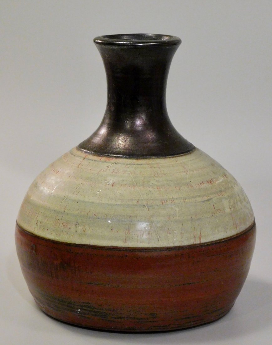 Vintage Mid Century Modern Studio Art Pottery Vase (1 of 5)