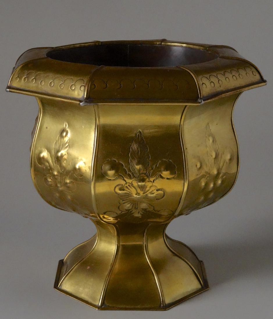 Antique Russian Empire Warsaw Polish Brass Vase (1 of 8)