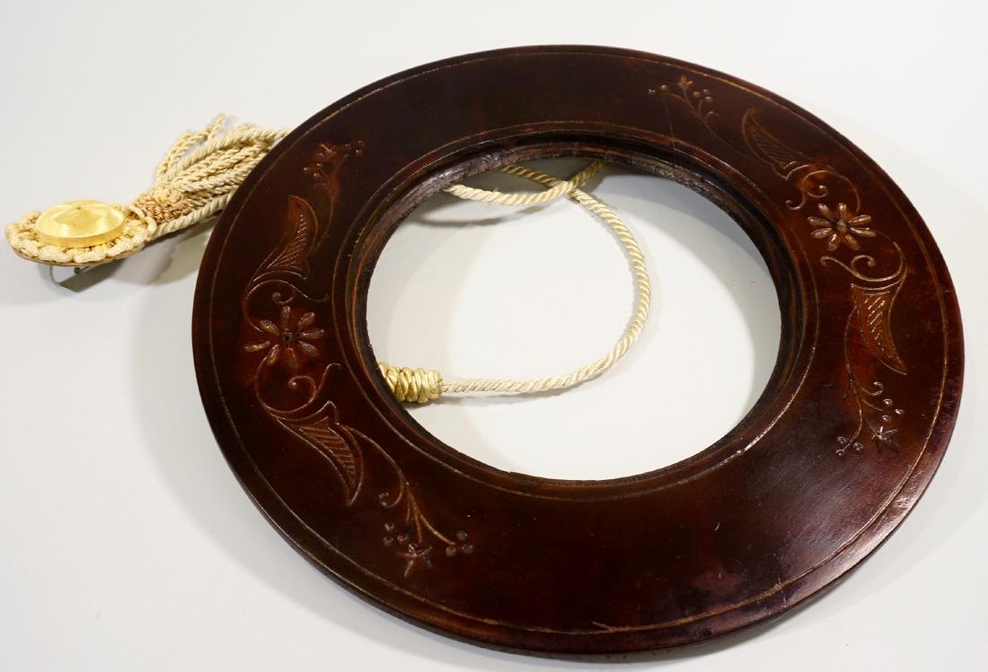 Eastlake Plate Mirror or Round Picture Frame c1900 (1 of 5)