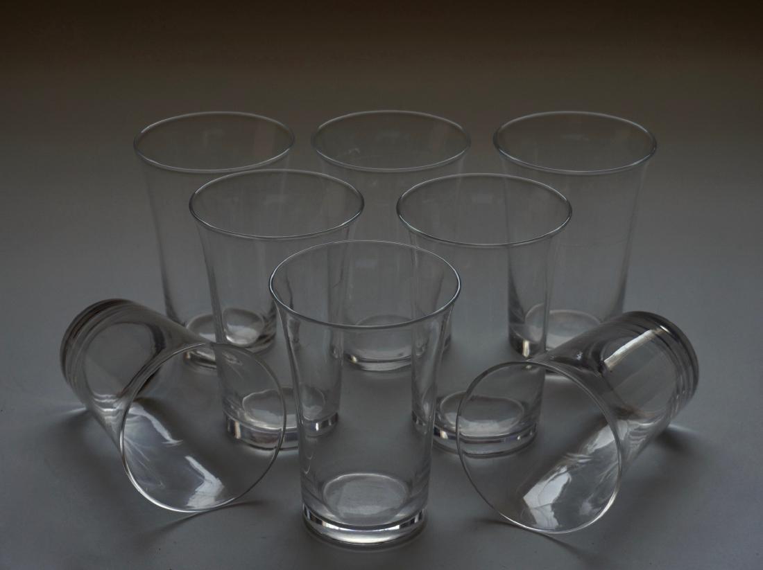 Antique Baccarat Crystal Clear Water Glasses Lot of 8 (1 of 7)