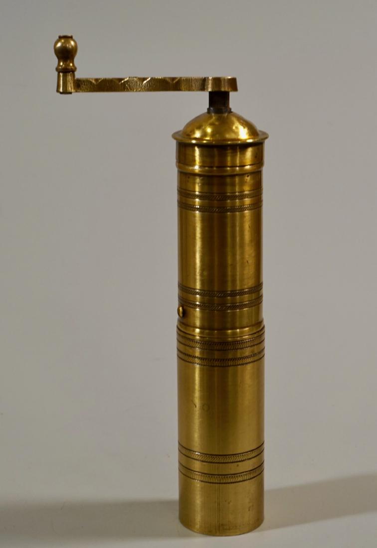 Vintage Turkish Coffee Mill Brass Fine Grind Spice (1 of 5)