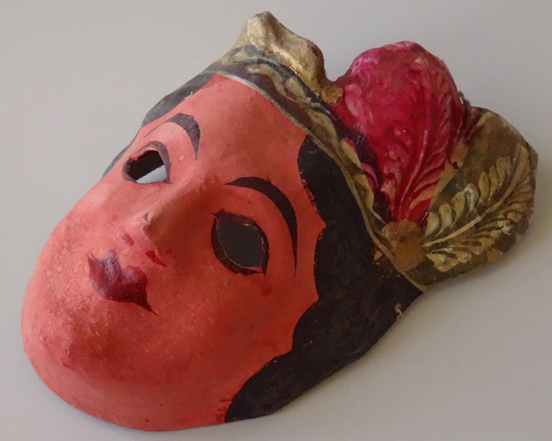 Vintage Native American Mexican Papier Mache Halloween (1 of 4)