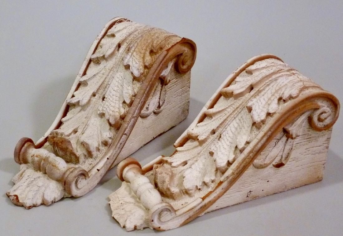 Primed Corbel Wall Brackets Lot of 2 Architectural (1 of 6)