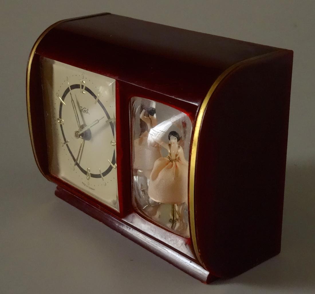 Vintage Koch Alarm Clock Dancing Ballerina Music Box (1 of 9)