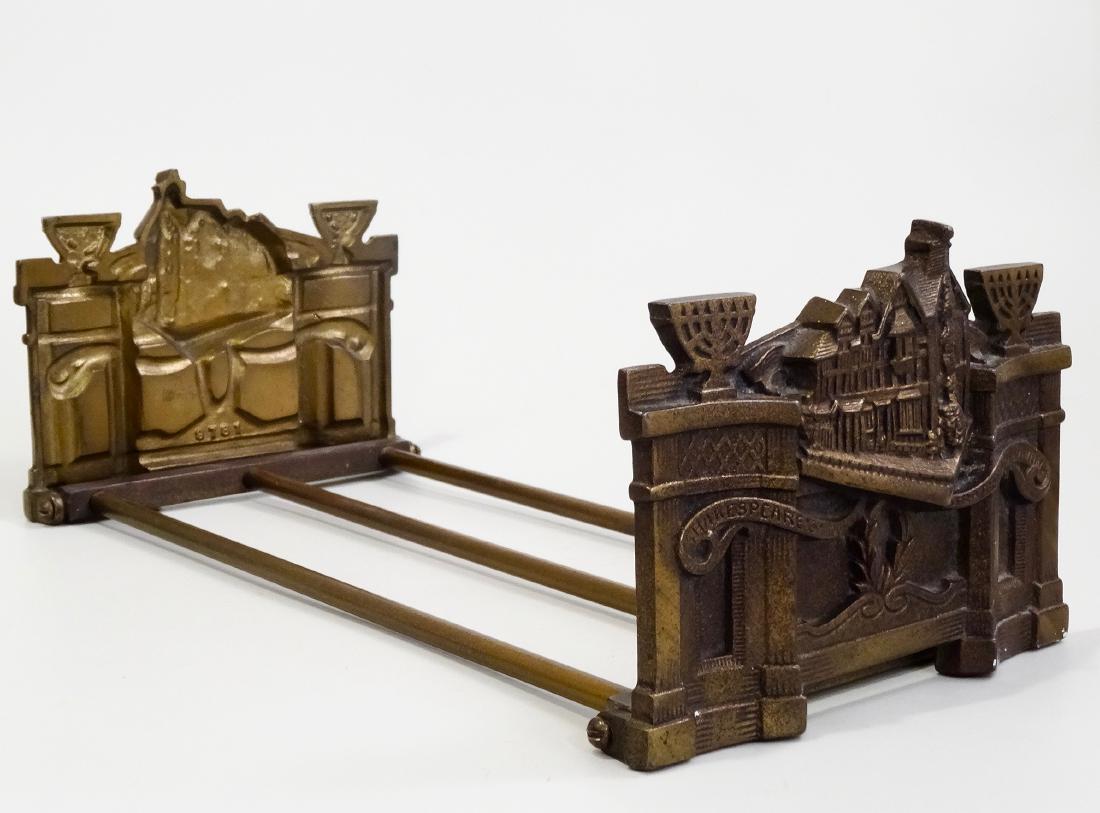 Adjustable Brass William Shakespeare House Book Rack (1 of 7)