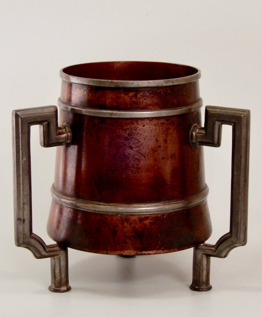 Manning Bowman Antique Copper Pewter Loving Cup 3 (1 of 9)