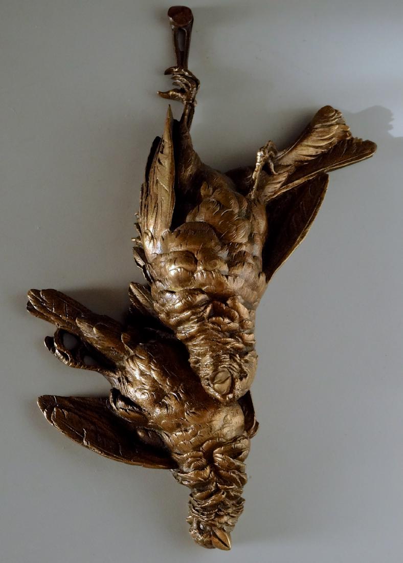 Antique French Bronze Hunting Trophy Nature Mort Birds (1 of 8)