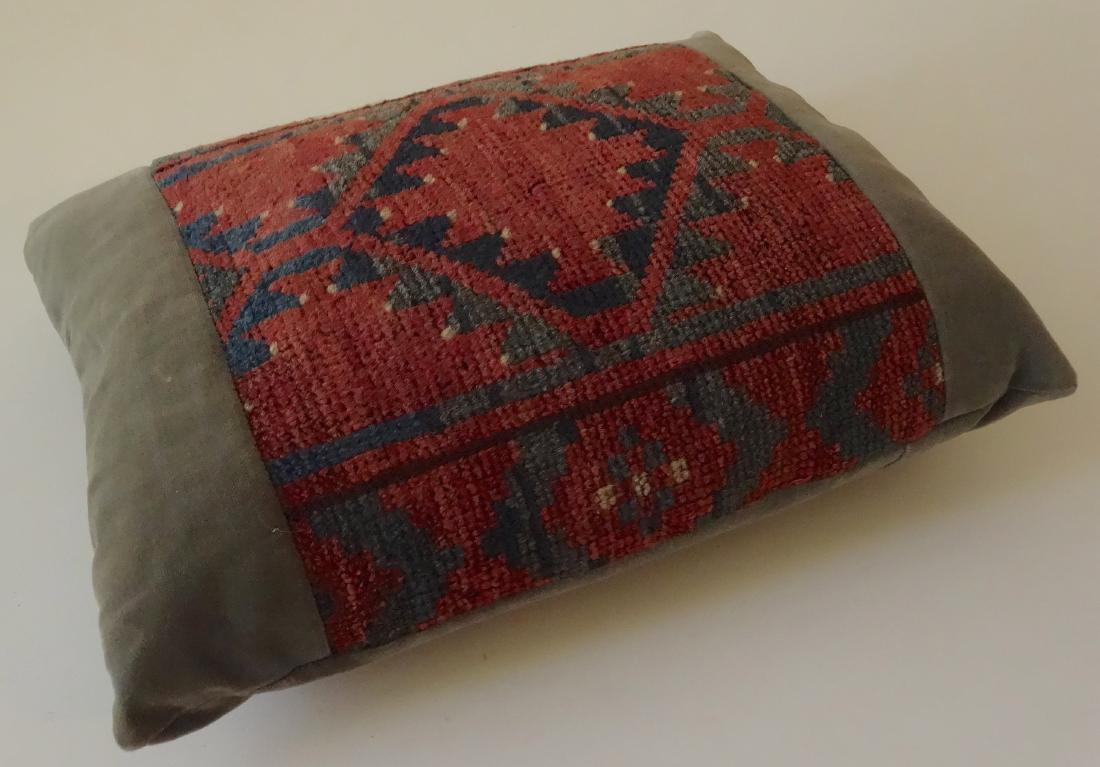 Antique Rug Mediterranean Turkish Vintage Pillow: Antique Rug Mediterranean Turkish Vintage Pillow Approximately 12 x 15 1/16 inches