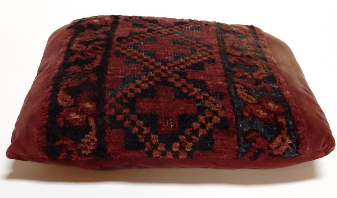 Vintage Antique Carpet Pillow Cross Design (1 of 5)