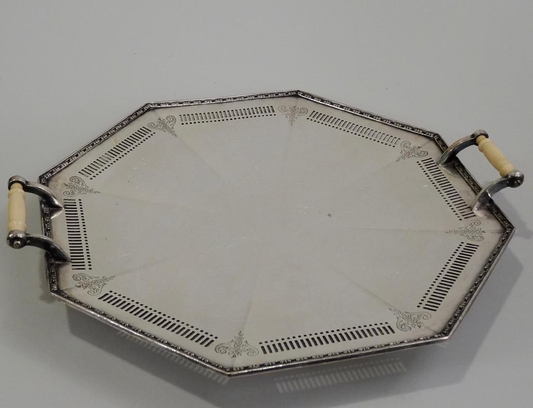 Wilcox Art Deco Silver Plated Tray Insulated Handle (1 of 7)