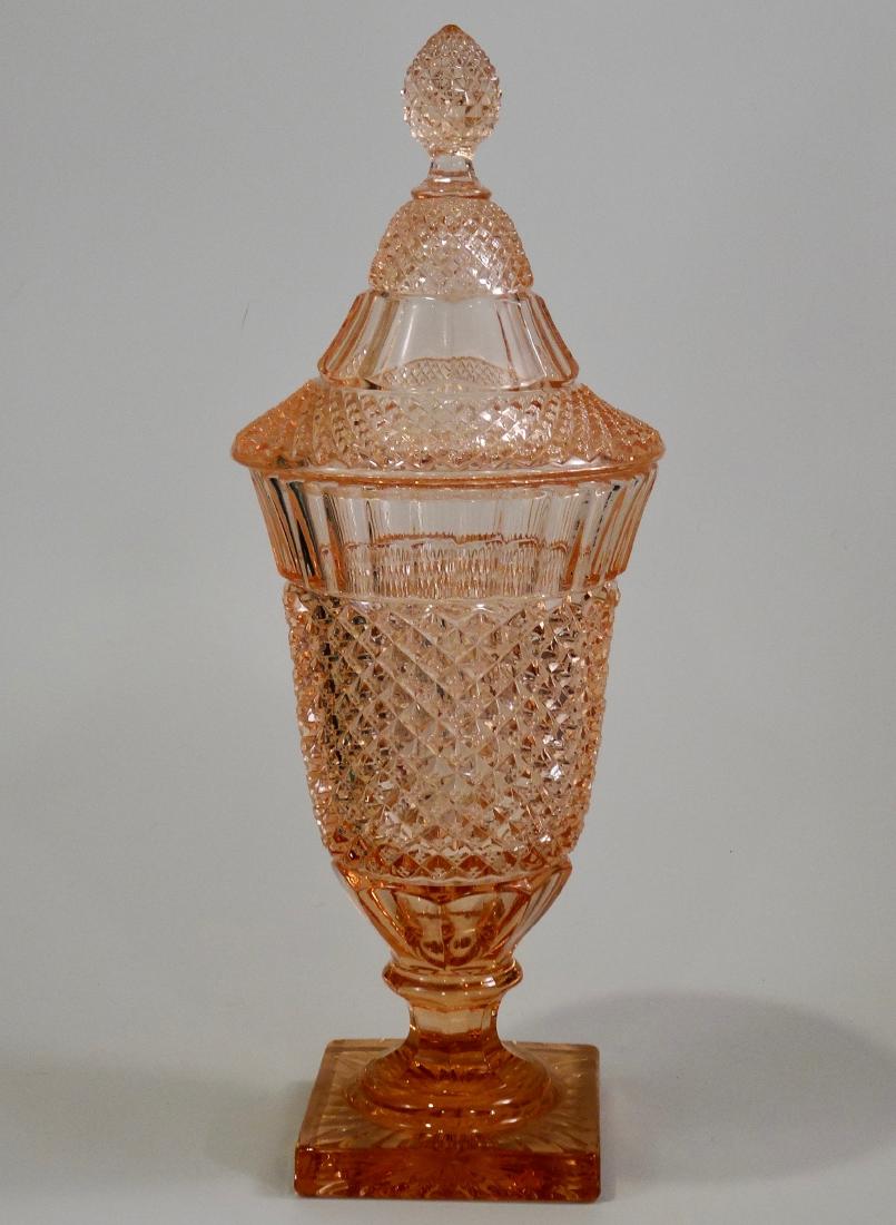Miss America Diamond Pattern Pink Depression Glass (1 of 6)