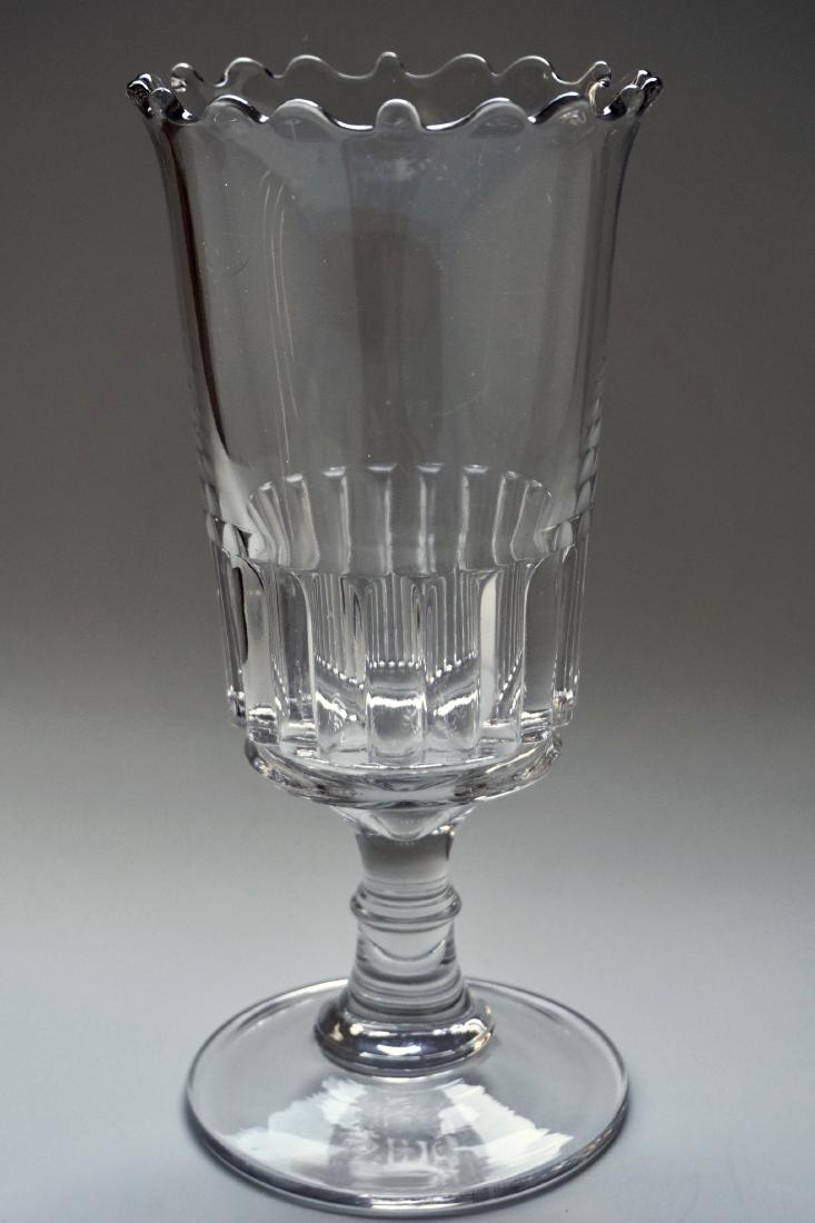 Antique 19th Century Wafer Knop EAPG Celery Vase Clear (1 of 7)