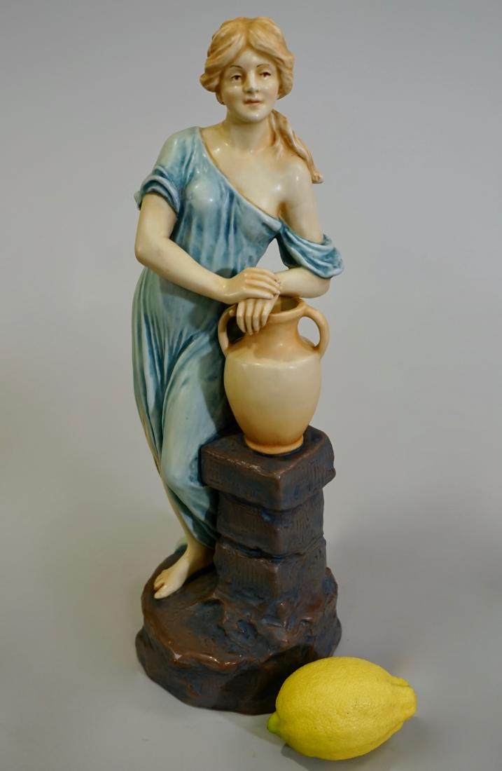 Large Antique Amphora Style Art Nouveau Porcelain (1 of 10)