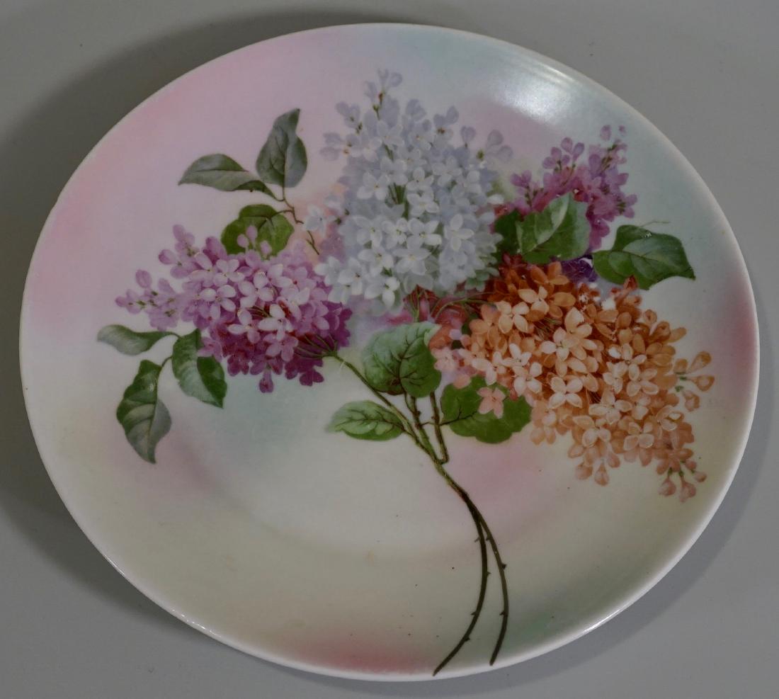French Lilac Flowers Vintage German Porcelain Cabinet (1 of 6)